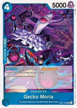 Gecko Moria [OP01-068] One Piece - Romance Dawn