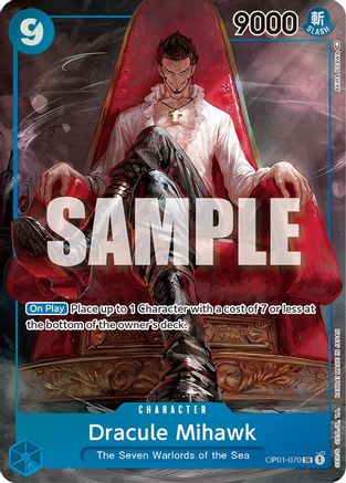 Dracule Mihawk Parallel [OP01-070] One Piece - Romance Dawn