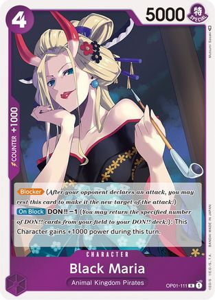 Black Maria [OP01-111] One Piece - Romance Dawn
