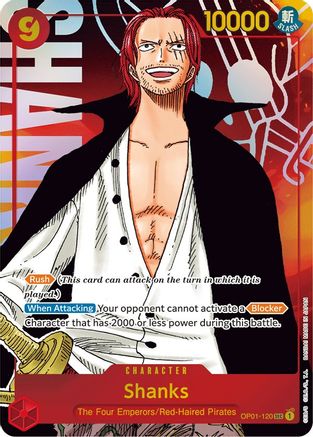 Shanks Parallel [OP01-120] One Piece - Romance Dawn