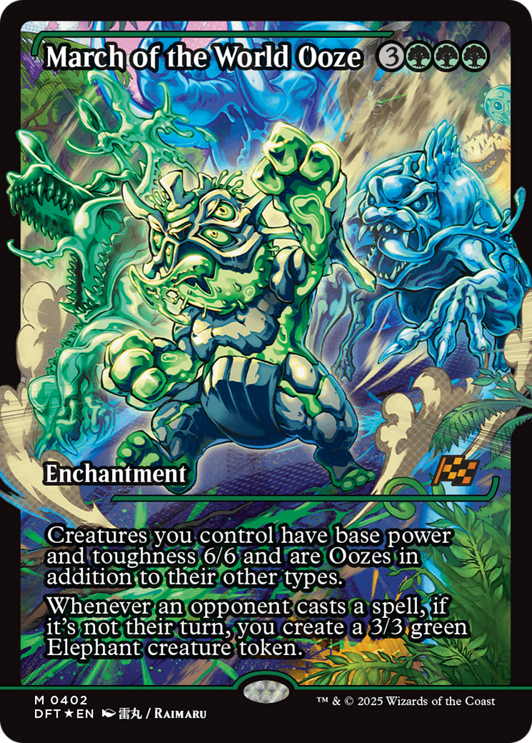 FOIL March of the World Ooze (DFT-402) - Aetherdrift - Magic The Gathering