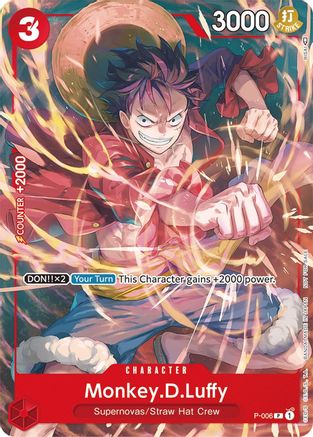 Monkey.D.Luffy - P-006 (Tournament Pack Vol. 1) (P-006) [OP-PR]