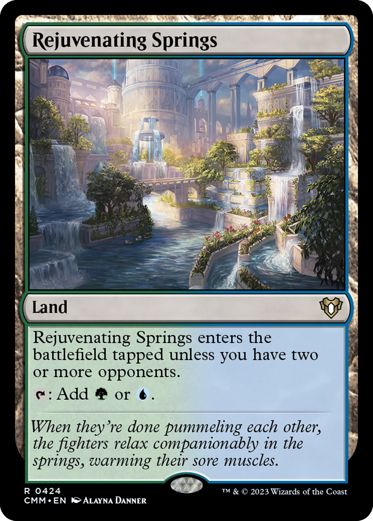 Rejuvenating Springs (CMM-424) - Commander Masters - Magic The Gathering