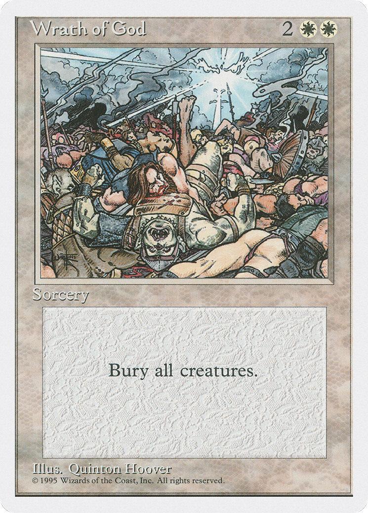 Wrath of God (4ED-308) - Fourth Edition - Magic The Gathering