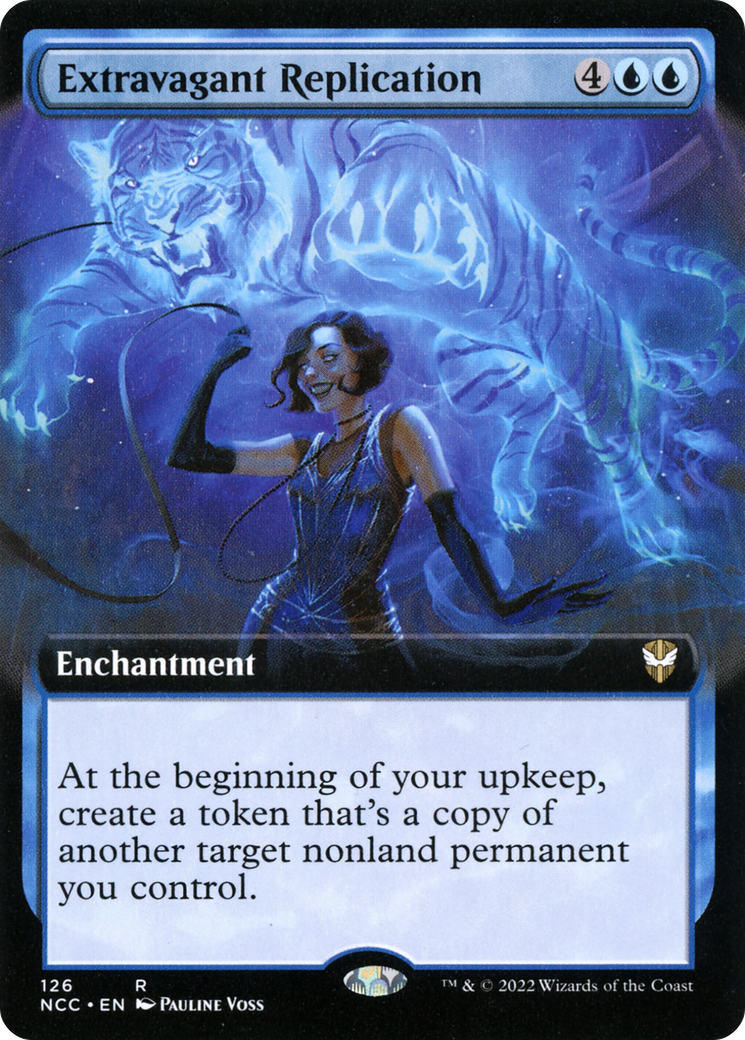 Extravagant Replication (Extended Art) (NCC-126) - New Capenna Commander - Magic The Gathering