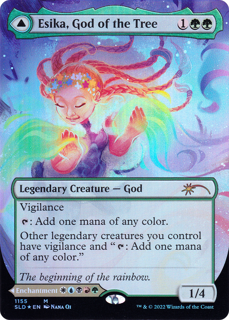 FOIL Esika, God of the Tree // The Prismatic Bridge (SLD-1155) - Secret Lair Drop - Magic The Gathering