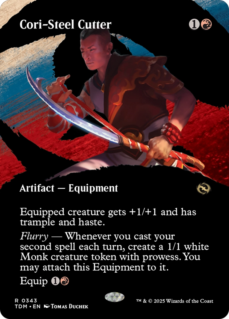 FOIL Cori-Steel Cutter (TDM-343) - Tarkir: Dragonstorm - Magic The Gathering