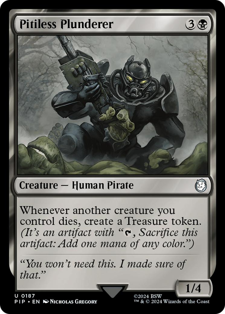 Pitiless Plunderer (PIP-187) - Fallout - Magic The Gathering