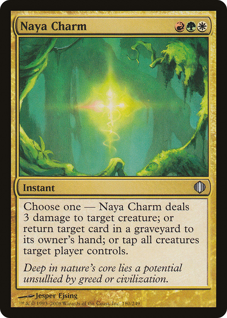 FOIL Naya Charm (ALA-180) - Shards of Alara - Magic The Gathering