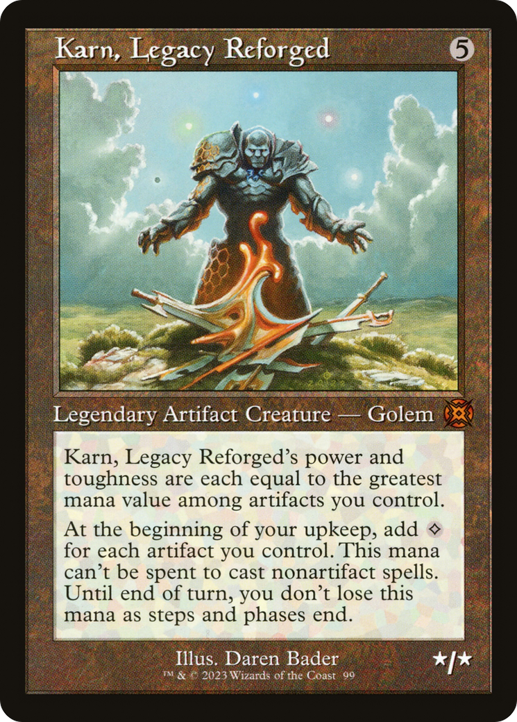 Karn, Legacy Reforged (Retro Frame) (MAT-099) - March of the Machine: The Aftermath - Magic The Gathering