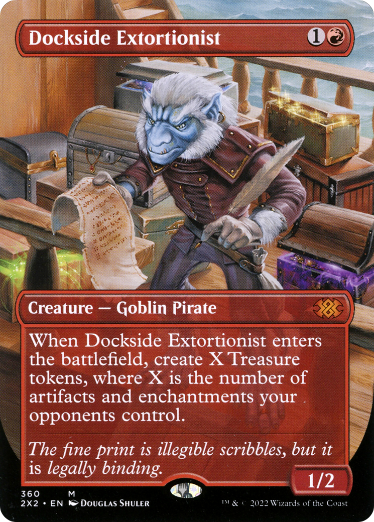 Dockside Extortionist (Borderless) (2X2-360) - Double Masters 2022 - Magic The Gathering