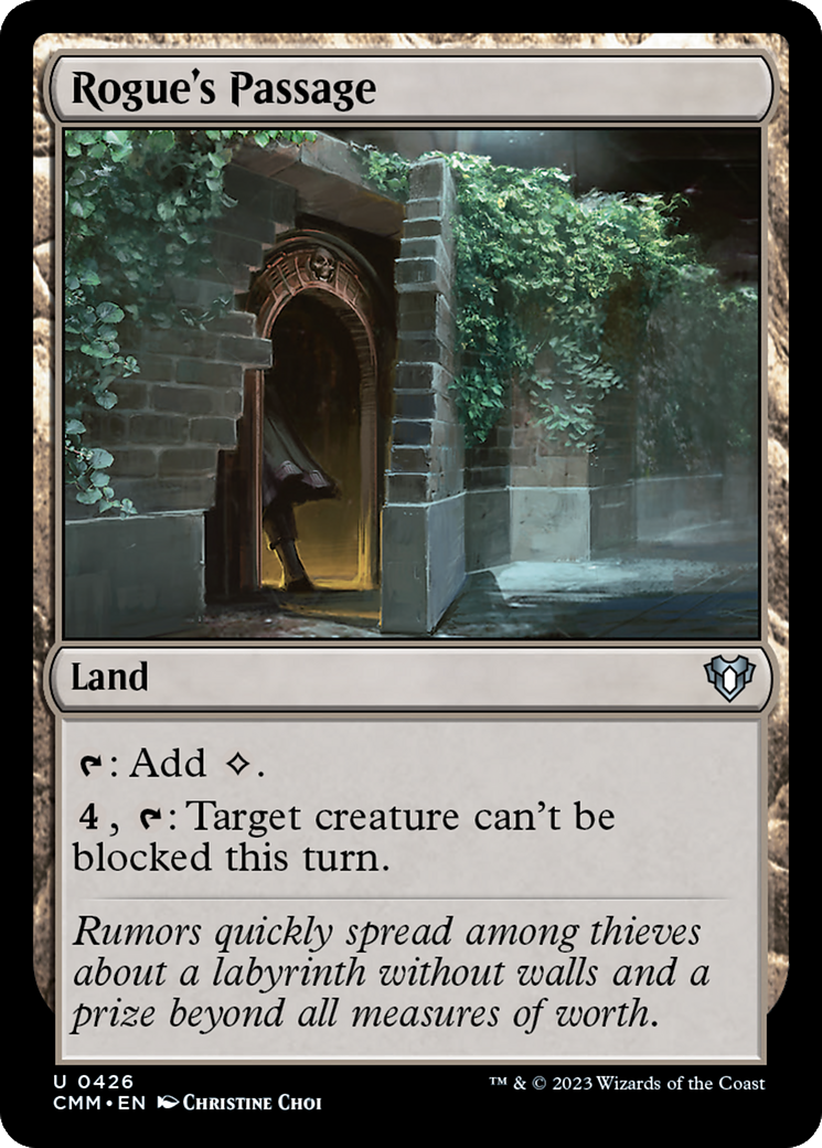 FOIL Rogue's Passage (CMM-426) - Commander Masters - Magic The Gathering