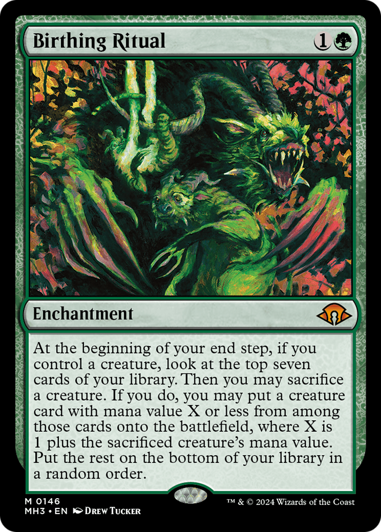 Birthing Ritual (MH3-146) - Modern Horizons 3 - Magic The Gathering