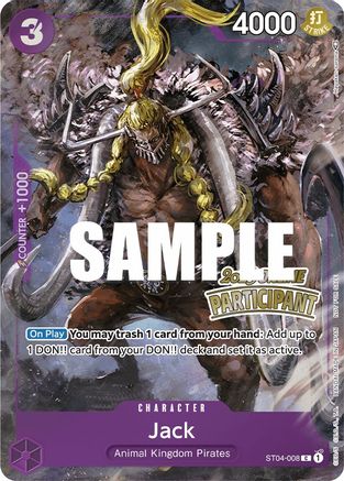 Jack (Online Regional 2023) [Participant] (ST04-008) - One Piece Promotion Cards