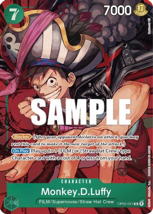 Monkey.D.Luffy (041) (Alternate Art) [OP02-041] One Piece - Paramount War