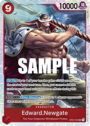 Edward.Newgate (004) [OP02-004] One Piece - Paramount War