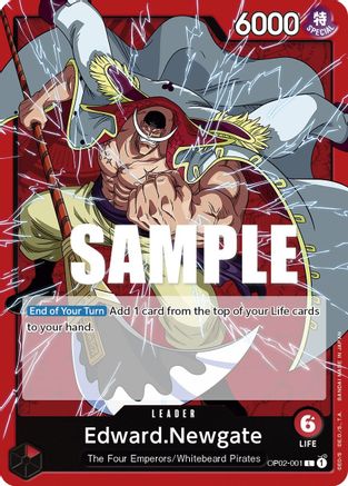 Edward.Newgate (001) [OP02-001] One Piece - Paramount War