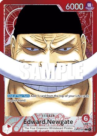 Edward.Newgate (001) (Alternate Art) [OP02-001] One Piece - Paramount War