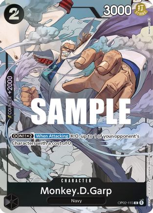 Monkey.D.Garp (115) (Alternate Art) [OP02-115] One Piece - Paramount War