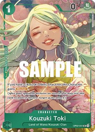 Kouzuki Toki (Box Topper) [OP02-031] One Piece - Paramount War