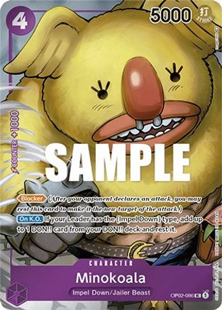 Minokoala (Box Topper) [OP02-086] One Piece - Paramount War