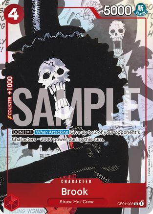 Brook - OP01-022 (Alternate Art) (OP01-022) - One Piece Promotion Cards
