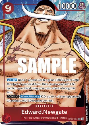 Edward.Newgate (004) (Alternate Art) [OP02-004] One Piece - Paramount War