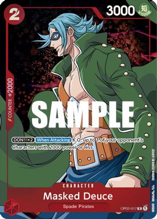 Masked Deuce (Alternate Art) [OP02-017] One Piece - Paramount War