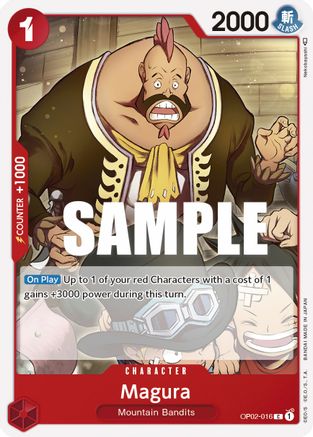 Magura (OP02-016)   One Piece - Paramount War
