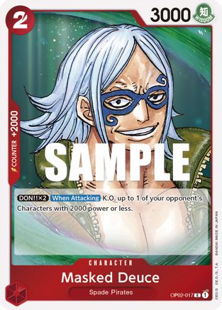 Masked Deuce [OP02-017] One Piece - Paramount War