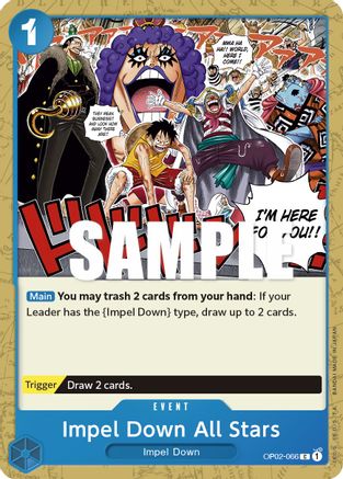 Impel Down All Stars (OP02-066)   One Piece - Paramount War