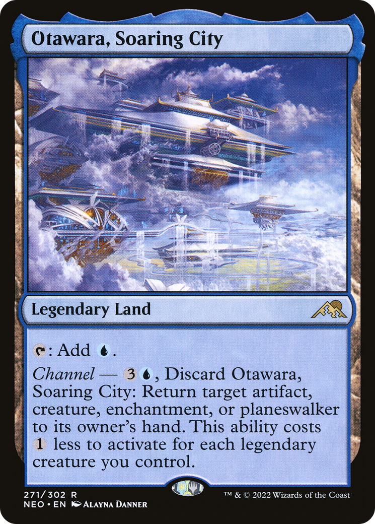 FOIL Otawara, Soaring City (NEO-271) - Kamigawa: Neon Dynasty - Magic The Gathering