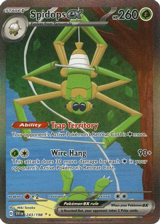 Spidops ex - 243/198 (243) [SV1] Pokemon SV01: Scarlet & Violet Base Set