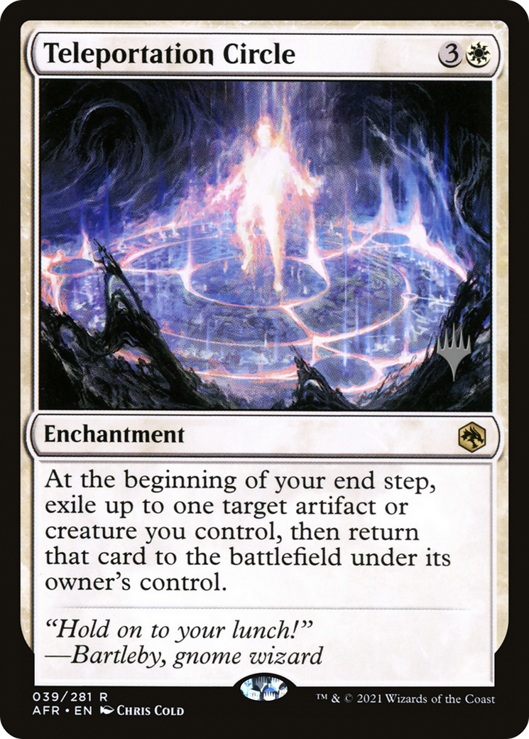 FOIL Teleportation Circle (PPAFR-39P) - Adventures in the Forgotten Realms Promos - Magic The Gathering