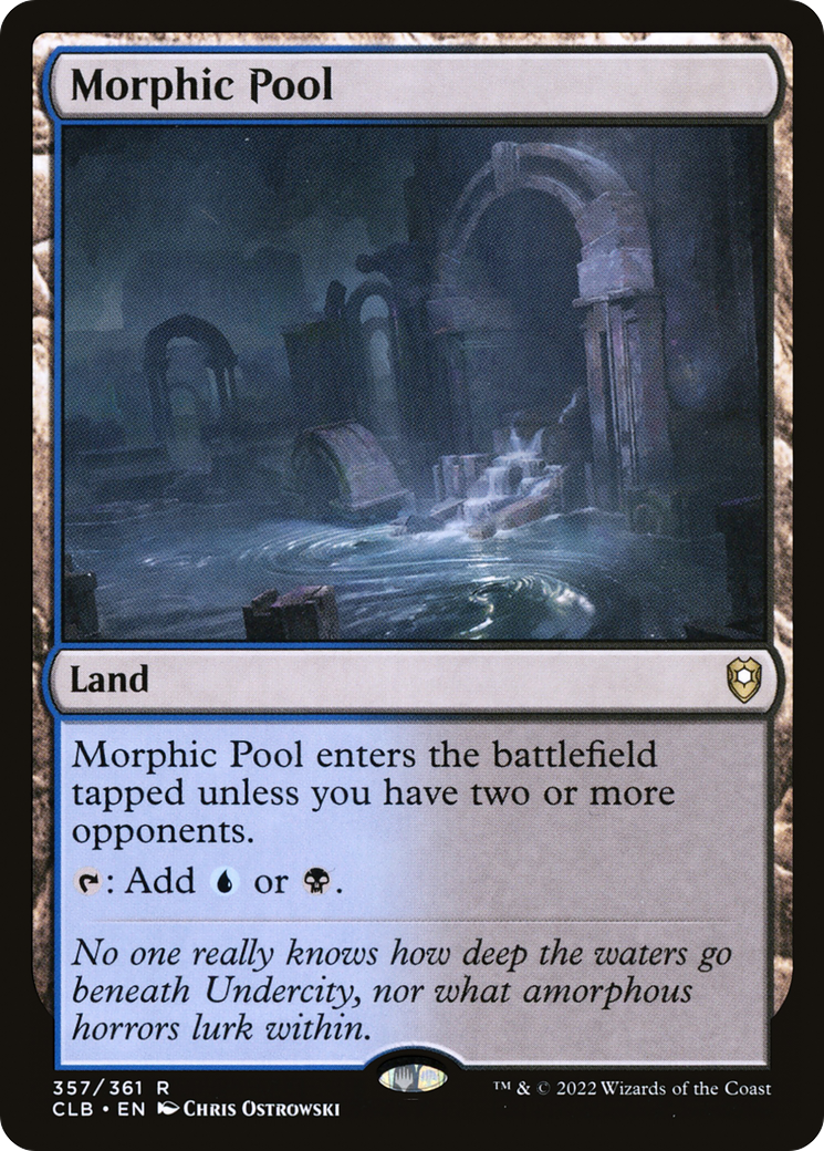 FOIL Morphic Pool (CLB-357) - Commander Legends: Battle for Baldur's Gate - Magic The Gathering