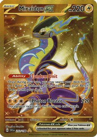 Miraidon ex - 253/198 (253) [SV1] Pokemon SV01: Scarlet & Violet Base Set