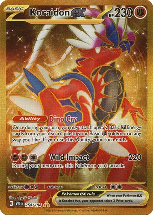 Koraidon ex - 254/198 (254) [SV1] Pokemon SV01: Scarlet & Violet Base Set