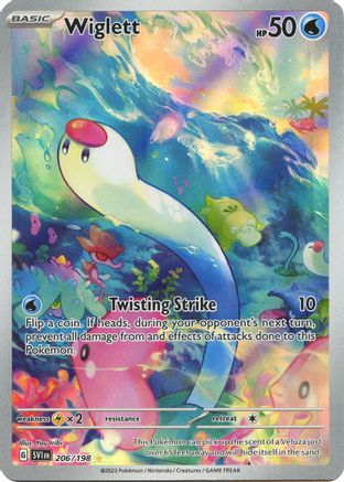 Wiglett - 206/198 (206) [SV1] Pokemon SV01: Scarlet & Violet Base Set