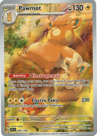 Pawmot - 209/198 (209) [SV1] Pokemon SV01: Scarlet & Violet Base Set