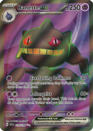 Banette ex - 229/198 (229) [SV1] Pokemon SV01: Scarlet & Violet Base Set