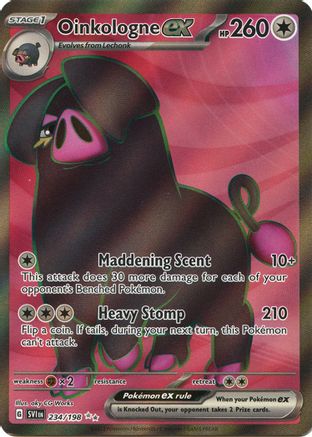 Oinkologne ex - 234/198 (234) [SV1] Pokemon SV01: Scarlet & Violet Base Set