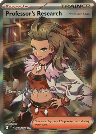 Professor's Research - 240/198 (240) [SV1] Pokemon SV01: Scarlet & Violet Base Set
