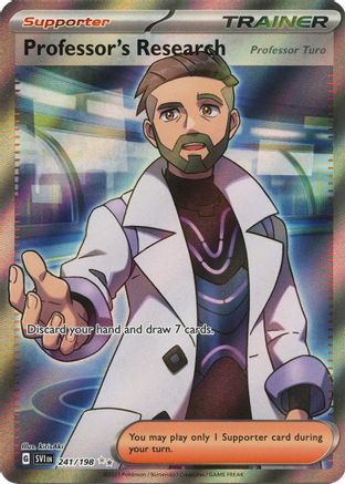 Professor's Research - 241/198 (241) [SV1] Pokemon SV01: Scarlet & Violet Base Set