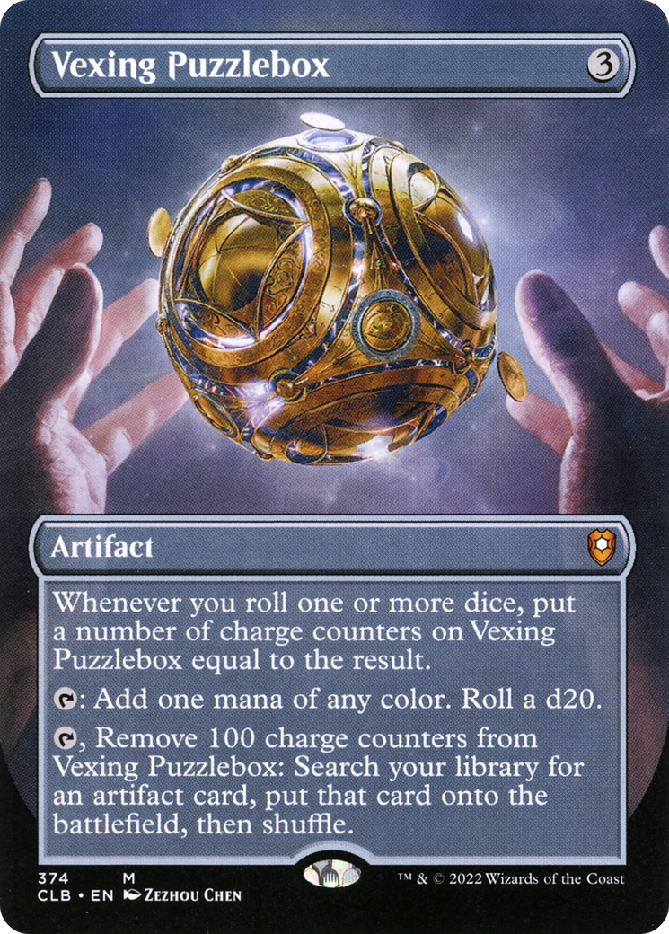 Vexing Puzzlebox (Borderless) (CLB-374) - Commander Legends: Battle for Baldur's Gate - Magic The Gathering