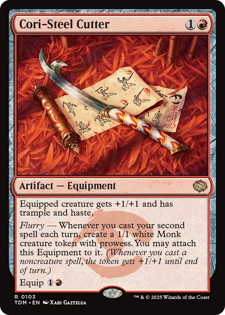 Cori-Steel Cutter (TDM-103) - Tarkir: Dragonstorm - Magic The Gathering