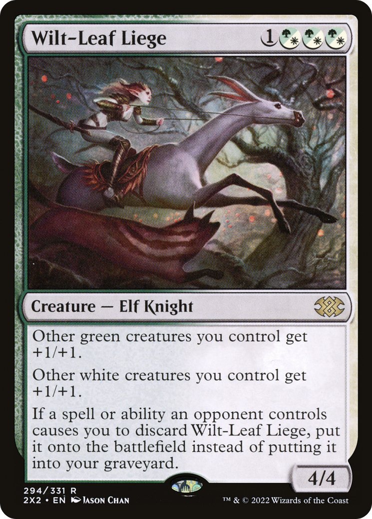FOIL Wilt-Leaf Liege (2X2-294) - Double Masters 2022 - Magic The Gathering