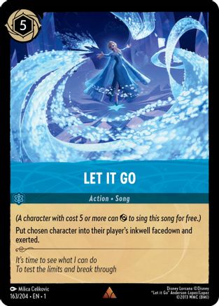 Let It Go (163/204) - The First Chapter Cold Foil - Lorcana