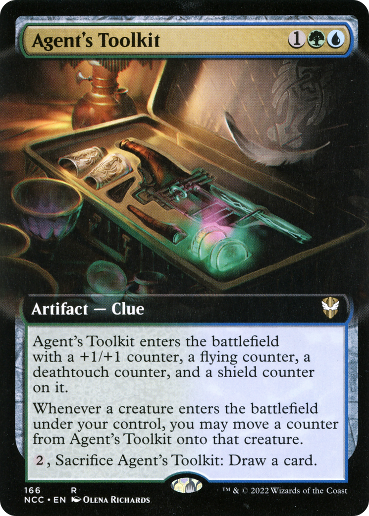 Agent's Toolkit (Extended Art) (NCC-166) - New Capenna Commander: (Extended Art) - Magic The Gathering