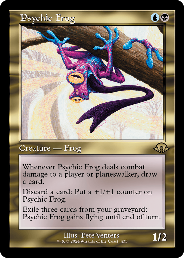 Psychic Frog (Retro Frame) (MH3-433) - Modern Horizons 3 - Magic The Gathering