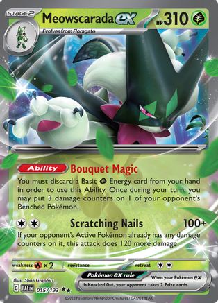 Meowscarada ex - 015/193 (015) [SV02] Pokemon SV02: Paldea Evolved